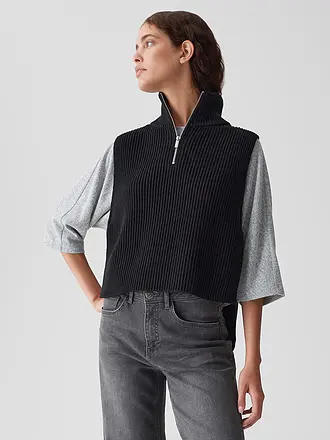 OPUS | Cape - Poncho ABIBO CAPE | schwarz